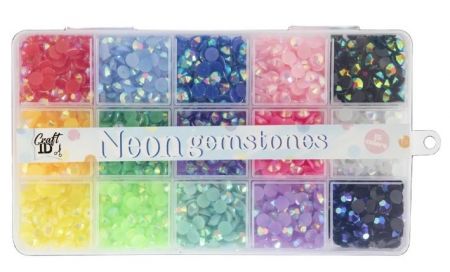 Sada drahokamů neonové