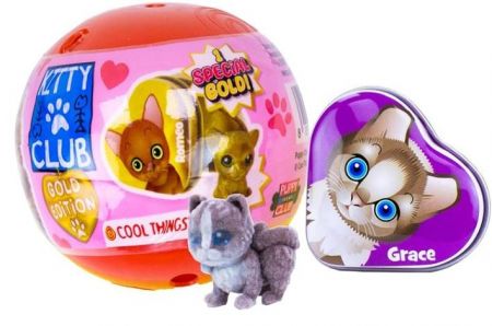 Figurka kočičky v kapsli/kouli