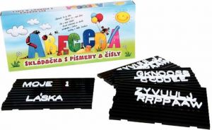 Skládačka s písmeny a čísly Abeceda CHEMOPLAST