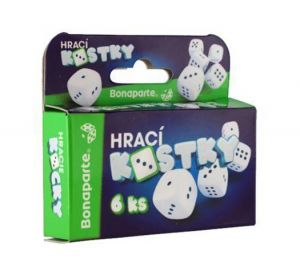 Kostky hrací 6ks v krabičce
