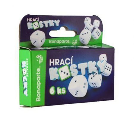 Kostky hrací 6ks v krabičce