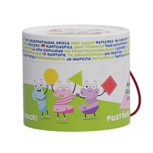 Hra Postřeh! Čísla-barvy-tvary