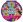 Kniha omalovánek Mandala 25 listů 15x15 cm