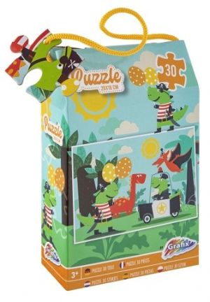 Puzzle 30 dílků 29x18 cm Dinosauři