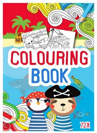 Kniha omalovánek 72 stran A4 piráti