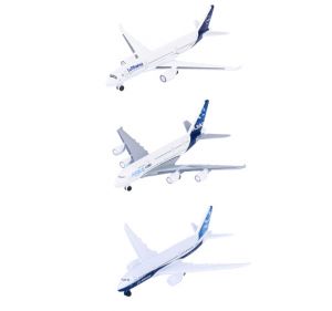 Letadlo kovové 11 cm 3 druhy