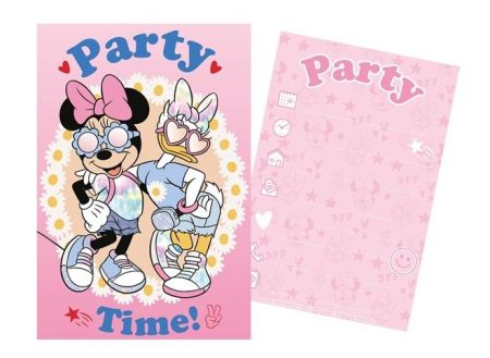 Sada párty 5 pozvánek + 5 obálek Minnie