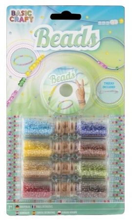 Sada dekoračních korálků v dózách