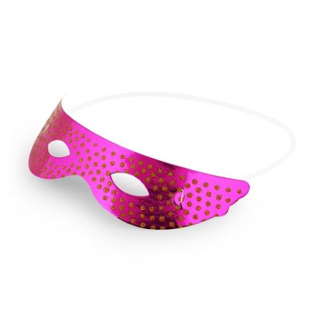 Škaboška papírová zlaté tečky 6ks