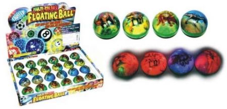 Koule plovoucí s dinosaury a světlem 
