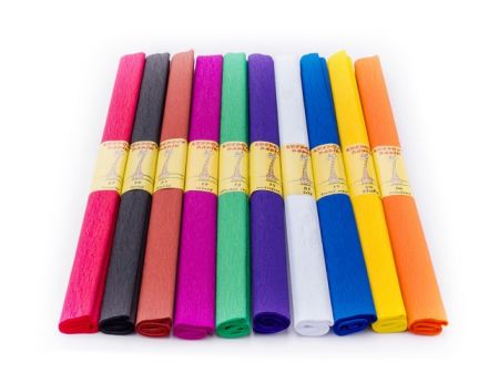 Krepový papír mix barev