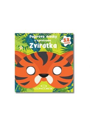 Papírové masky k vymalování CONCORDE Zvírátka