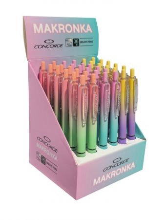 Gelové pero CONCORDE Makronka, asort