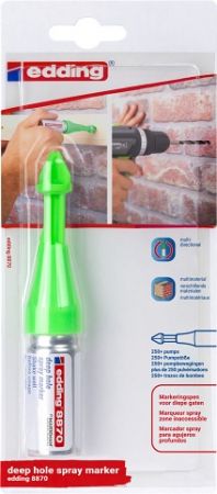 Znackovac otvoru EDDING 8870, neonove zelený, blistr