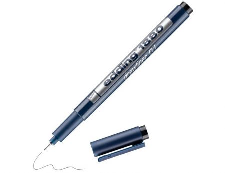 Popisovac EDDING 1880, cerný, 0,1 mm