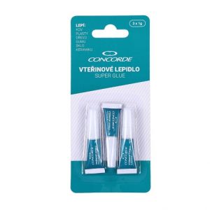 Vterinové lepidlo CONCORDE, 3x1g, blistr