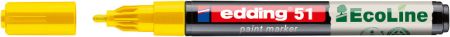 Lakový popisovac EDDING EcoLine 51, žlutý