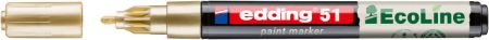 Lakový popisovac EDDING EcoLine 51, zlatý