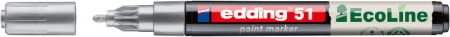 Lakový popisovac EDDING EcoLine 51, stríbrný