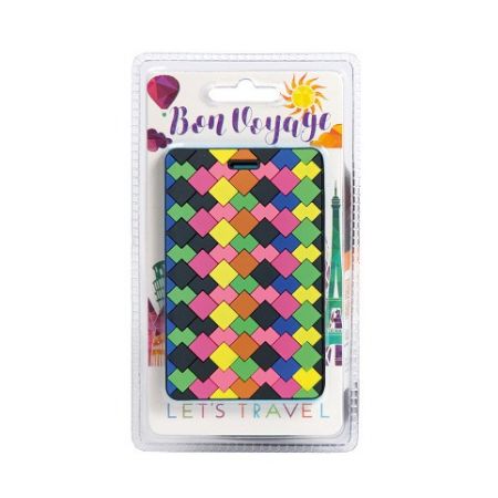 ARGUS Visačka na zavazadla, čtverec, vícebarevná 23130034