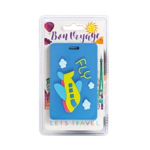 ARGUS Visačka na zavazadla, fly letadlo, modrá 23130035