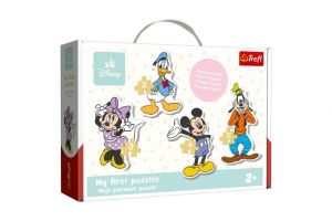 Baby puzzle Mickey Mouse a přátelé 14 dílků v krabici 27x19cm 24m+