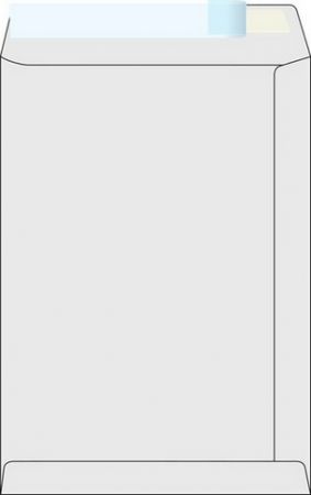 Obálka C4 bílá samolepící s krycí páskou 