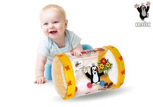 Krtečkův válec nafukovací 40x23cm s rolničkami 6m+ v krabičce