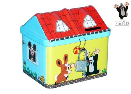 Pokladnička - Krtek domeček