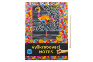 Vyškrabovací notes 10x14cm / 10 listů