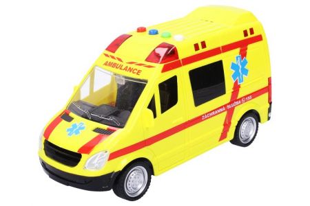 Auto ambulance 22cm se zvukem a světlem
