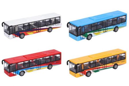 Autobus kovový 15 cm, 4 druhy