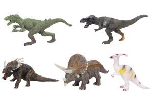 Dinosaurus 17 cm, 6 ast