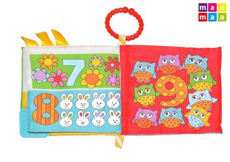 Knížka látková 15x15cm MaaMaa