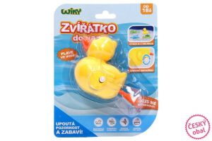 Kačenka natahovací do vany 11 cm - český obal