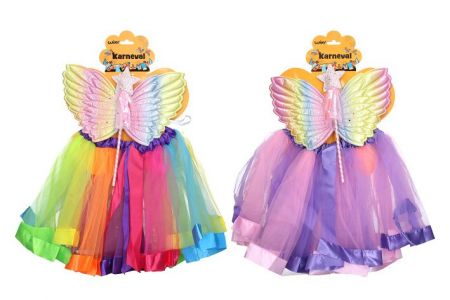 Set karneval - víla barevná