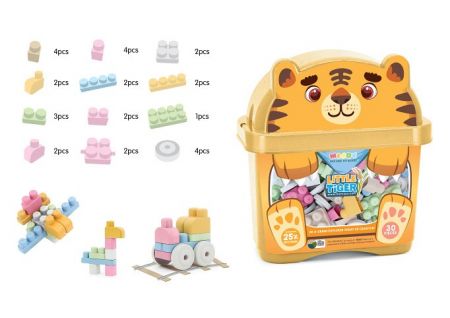 Stavebnice z bio-plastu 30 kostek