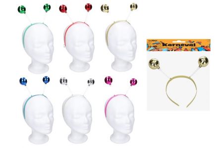 Čelenka tykadla, 3 druhy (karnevalový-doplněk)