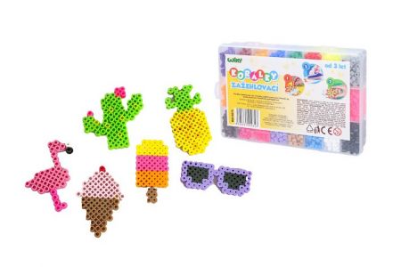 Korálky zažehlovací set - 24 barev