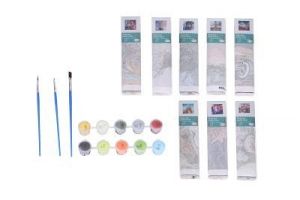 Kreativní set malování podle čísel 30x40 cm MIX