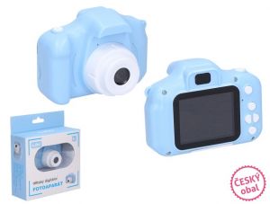 Dětský digitální fotoaparát modrý - foto 48Mpx, video Full HD