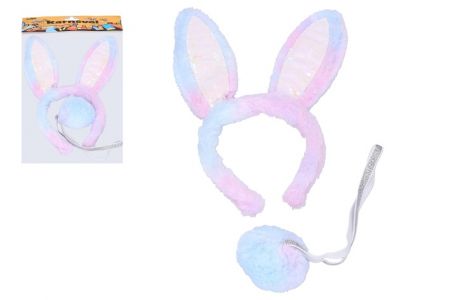 Set karneval - zajíc třpytivý