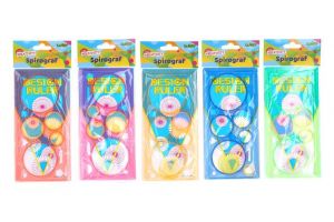 Sada kreslících šablon - spirograf