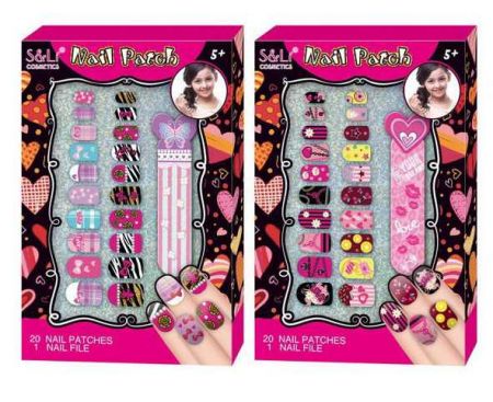 Nehtové studio dekorace s pilníkem set