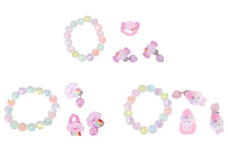 Korálkové šperky s postavičkou set