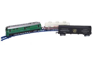 Vlak trať s efekty 106x106 cm