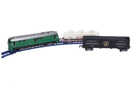 Vlak trať s efekty 106x106 cm