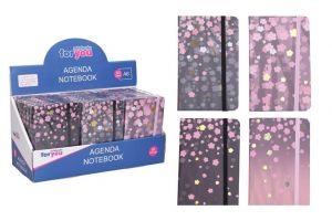 Notes linkovaný 9x14 cm, 80 stran kvítí