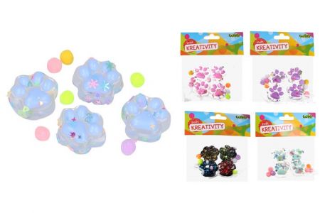 Silikonová packa 3x3x2 cm 4ks dekorace