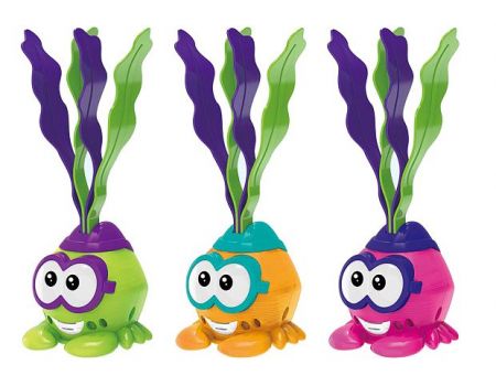 Hračka na potápění krab světelné efekty 22 cm